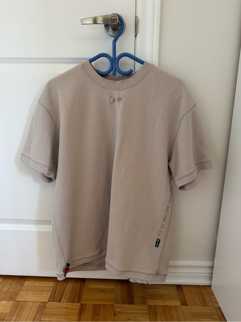 ASRV Beige Short-Sleeve Crewneck Tee